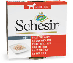 Schesir 12x150g Schesir csirke & marha nedves kutyatáp