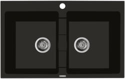 Oltens Gravan chiuvetă din granit 78x50 cm negru 72400300 (72400300) Chiuveta
