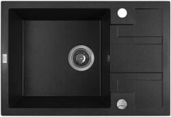 Laveo Barbados chiuvetă din granit 65x44 cm negru SBB713T (SBB713T) Chiuveta