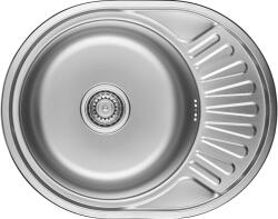 Kuchinox Normal chiuveta din oțel cu sifon 57x45 cm SGN383T (SGN383T) Chiuveta