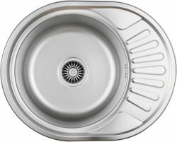 Quadron Jim 216 chiuveta din oțel cu sifon 57x45 cm HD216LEN5745 (HD216LEN5745) Chiuveta