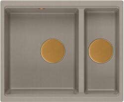 Quadron Logan chiuveta graniteq 55x46 cm bej HCQL5646U4-C1_U (HCQL5646U4C1U) Chiuveta