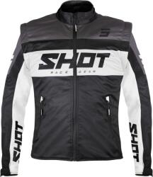Shot Softshell Lite softshell kabát fekete-fehér - motozem - 61 100 Ft