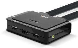 Lindy 42347 KVM kapcsoló Fekete (42347)