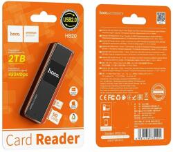 hoco. HB20 Mindful 2-in-1 memóriakártya olvasó USB2.0