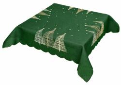4home Față de masă de Crăciun Copaci verde, 85 x 85 cm Fata de masa