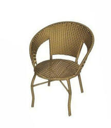  Kerti szék polirattan arany/fekete GRD01-C-LB