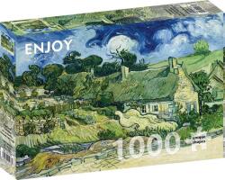 Enjoy 1000 db-os puzzle - Vincent Van Gogh: Thatched Cottages at Cordeville (1173) (1173)
