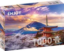 Enjoy 1000 db-os puzzle - Fuji Mountain in Spring, Japan (1368) (1368)