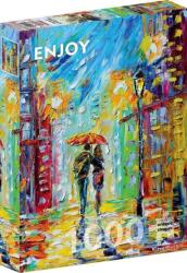Enjoy 1000 db-os puzzle - Rainy Romance in the City (1431) (1431)