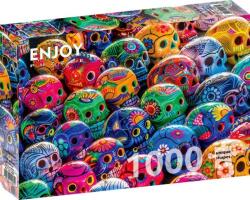 Enjoy 1000 db-os puzzle - Colorful Skulls (1464)
