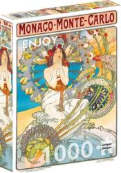 Enjoy 1000 db-os puzzle - Monaco Monte Carlo, Alphonse Mucha (1560) (1560)