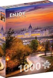 Enjoy 1000 db-os puzzle - Buda District with Hungarian Parliament (2115) (2115)