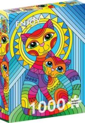 Enjoy 1000 db-os puzzle - Inseparable Cat and Kitten (2122) (2122)