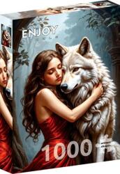 Enjoy 1000 db-os puzzle - Lady and the Wolf (2165) (2165)
