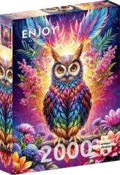 Enjoy 2000 db-os puzzle - Neon Owl (2233) (2233)
