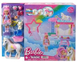 Mattel Barbie és Chelsea - Touch of Magic Chelsea és pegazus játékszett (HNT67) (HNT67)