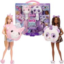 Mattel Barbie Cutie Reveal Pizsama Party babák plüss jelmezben meglepetésekkel (HRY15) (HRY15)