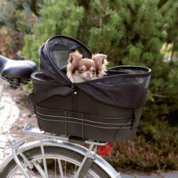 TRIXIE szállítótáskaként is használható hátsó biciklikosár kutyáknak (6 kg-ig terhelhető | 29 x 42 x 48 cm, magassága 42 cm)