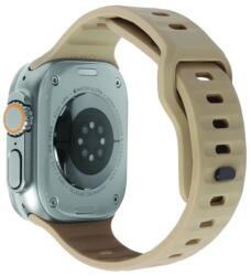 Mobile Origin Curea silicon Mobile Origin Strap compatibila cu Apple Watch 4/5/6/7/8/9/SE/Ultra1/2 42/44/45/49mm Brown (AWS-01-BRW)