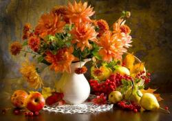 Enjoy 1233 - Still Life with Orange Dahlias - 1000 db-os puzzle (1233)