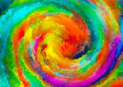 Enjoy 1236 - Colorful Gradient Swirl - 1000 db-os puzzle