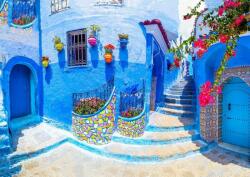 Enjoy 1365 - Turquoise Street in Chefchaouen, Maroc - 1000 db-os puzzle (1365)