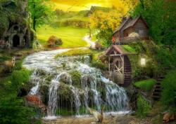 Enjoy 1608 - A Log Cabin by the Magic Creek - 1000 db-os puzzle (1608)