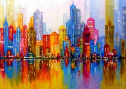 Enjoy 1729 - Rainbow City - 1000 db-os puzzle (1729)