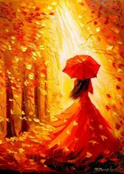 Enjoy 1802 - Lady Autumn - 1000 db-os puzzle (1802)