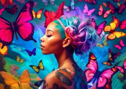 Enjoy 2129 - Queen of Butterflies - 1000 db-os puzzle (2129)