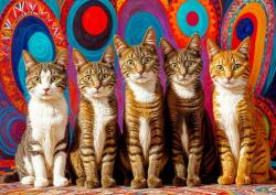 Enjoy 2131 - Five Cats - 1000 db-os puzzle (2131)