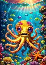 Enjoy 2158 - Cute Octopus - 1000 db-os puzzle (2158)