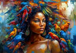 Enjoy 2190 - Feathery Queen - 1000 db-os puzzle (2190)