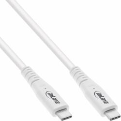 InLine Cablu USB 4 type C 240W/8K60Hz T-T 0.5m Alb, InLine IL35906W (IL35906W)