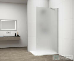 SAPHO ESCA CHROME Walk-in zuhanyfal, falra szerelhető, matt üveg, 800 mm (ES1180-01) (ES1180-01)