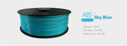 3D FILAMENT 1, 75mm ABS Ég kék (1kg-os tekercs) (3DFILAMABS175SB) - nyomtassingyen