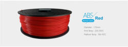 3D FILAMENT 1, 75mm ABS Piros (1kg-os tekercs) (3DFILAMABS175R) - nyomtassingyen