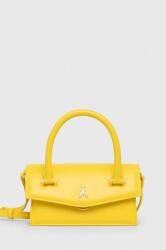 Patrizia Pepe bőr táska sárga, 8B0111 L061 - sárga Univerzális méret