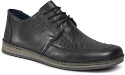 RIEKER Pantofi barbati casual Rieker negri din piele 05400-00 - 40 EU