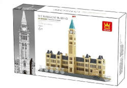 WANGE 4221 | legó-kompatibilis építőjáték | 608 db építőkocka | Kanadai Parlament ? Ottawa