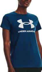 Under Armour UA W SPORTSTYLE LOGO SS-BLU Rövid ujjú póló 1356305-426 Méret XS