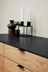  Furnipart Fogantyú SHEET 32mm, alu csiszolt matt fekete (446620060-76)