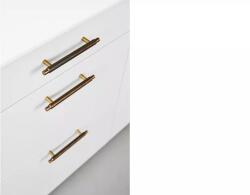  Furnipart Fogantyú MANOR 128mm, fém antik sárgaréz (548920128-39)