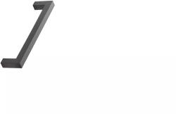Furnipart Fogantyú SQEARE 10 128mm, al csiszolt matt fekete (435820128-76)