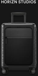 Horizn Studios - M5 Essential - Előzsebes Kabinbőrönd Glossy All Black (HS6NFL)