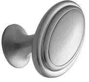  Furnipart Fogantyú OVAL gomb, fém szálcsiszolt (514960060-66)