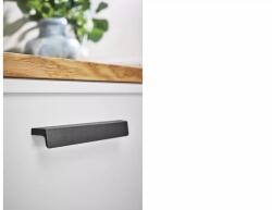 Furnipart Fogantyú ENVELOPE 160mm, alu csiszolt fekete (449220160-76)