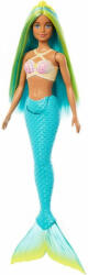 Mattel Barbie Dreamtopia Színes hajú sellő baba kék uszonnyal (HRR03)