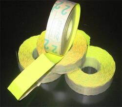 METO Árazógépszalag, 19x16 mm, METO, citrom (5 tek) (ISMKC)